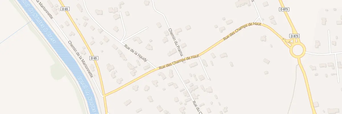 Plan du 30 Rue des Champs de Haut à Redon