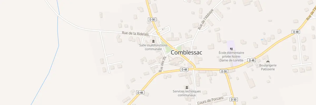 Plan du 2B Sq du Souvenir à Comblessac