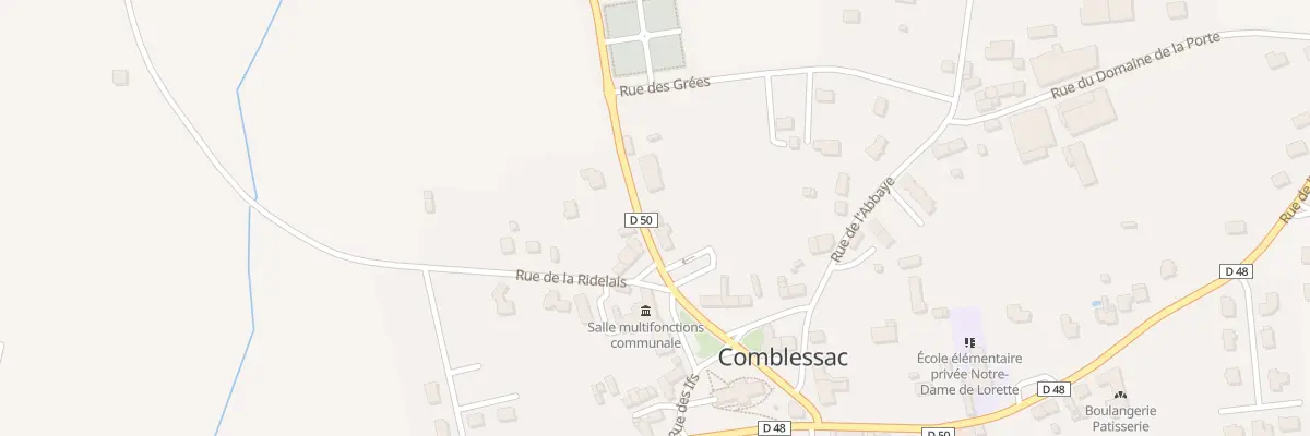 Plan du 5 Rue Saint-melaine à Comblessac