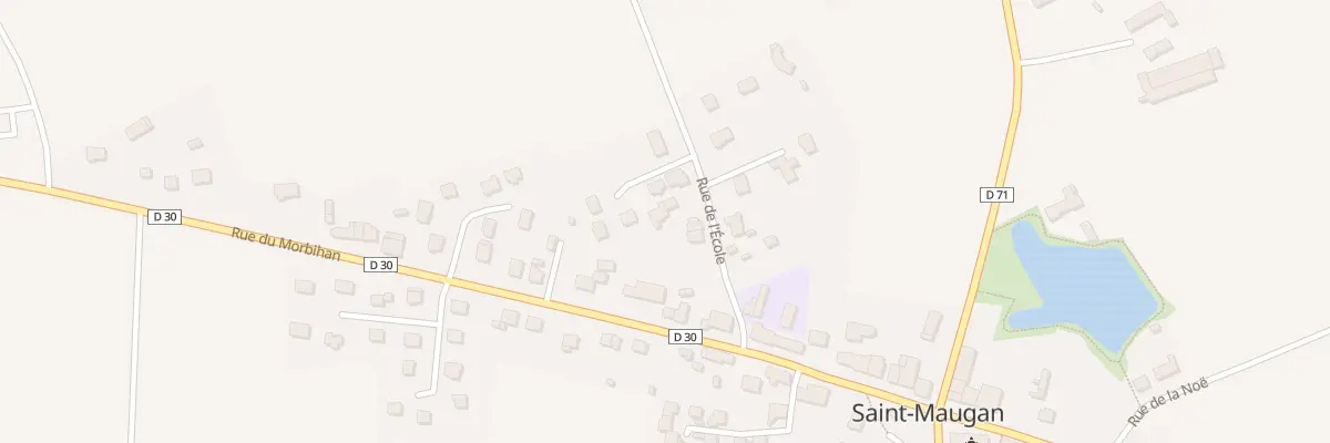 Plan du 3 Rue de l’Ecole à Saint-Maugan