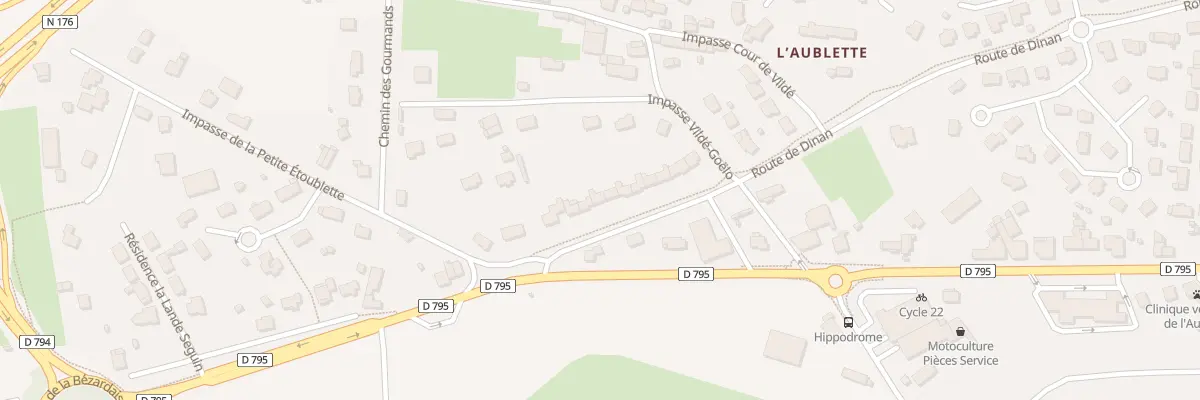 Plan du 24 Route de Dinan à Quévert