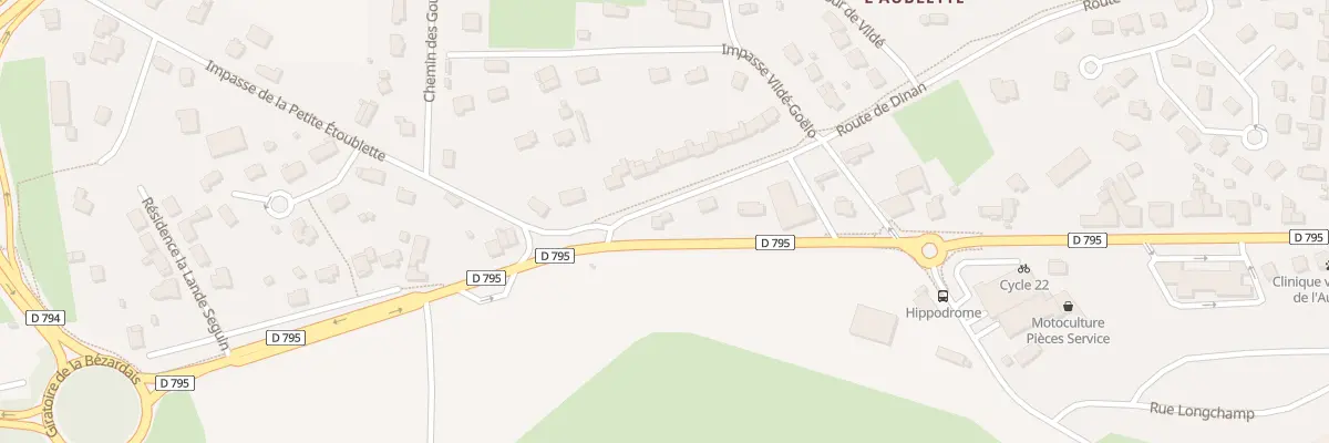 Plan du 46 Av de l’Aublette à Quévert