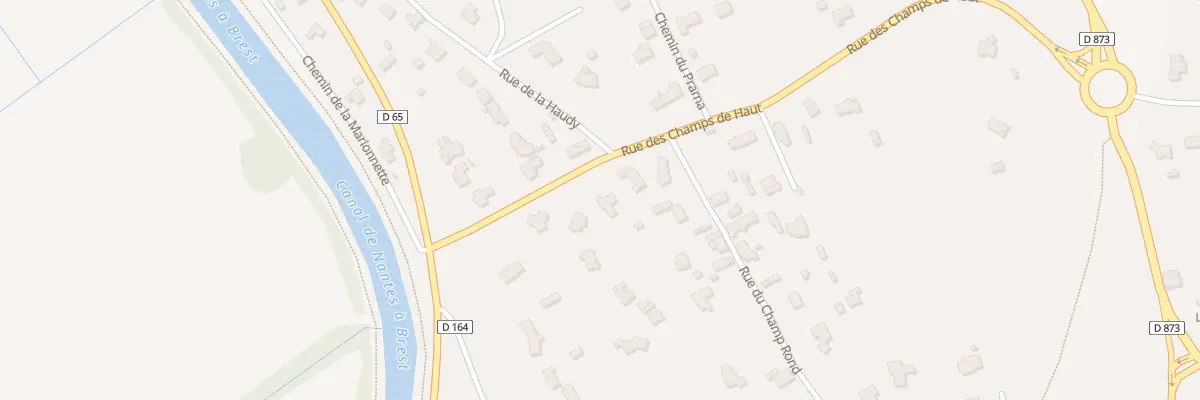 Plan du 37 Rue des Champs de Haut à Redon
