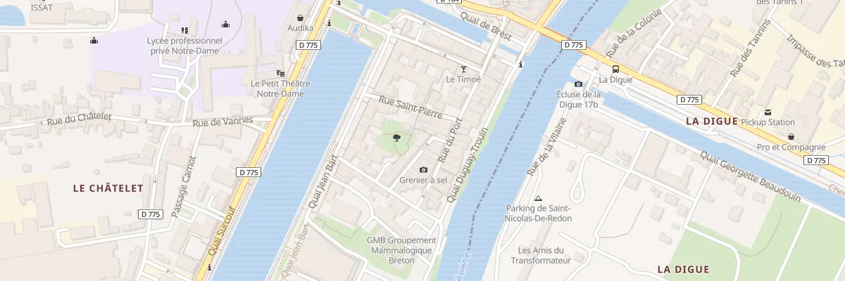 Plan du 10 Rue du Jeu de Paume à Redon