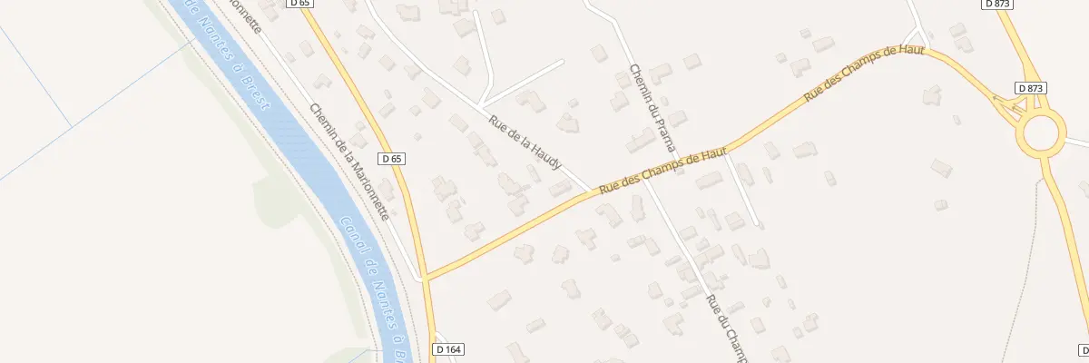 Plan du 36 Rue des Champs de Haut à Redon