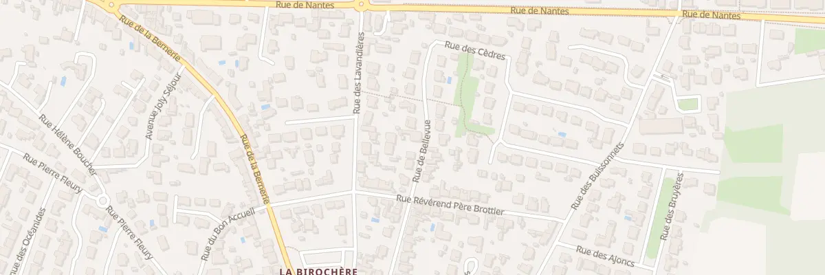 Plan du 29 Rue de Bellevue à Pornic