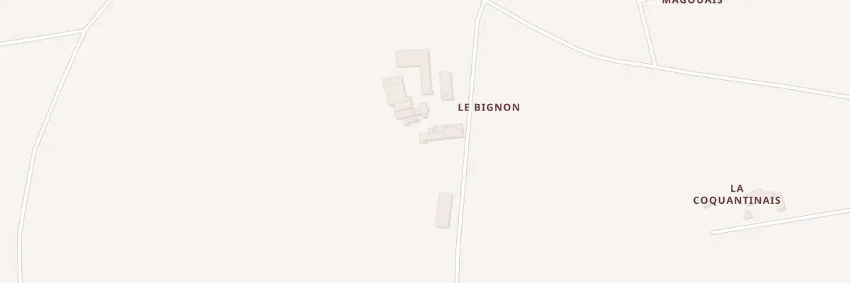 Plan du 619 Le Bignon à Boisgervilly