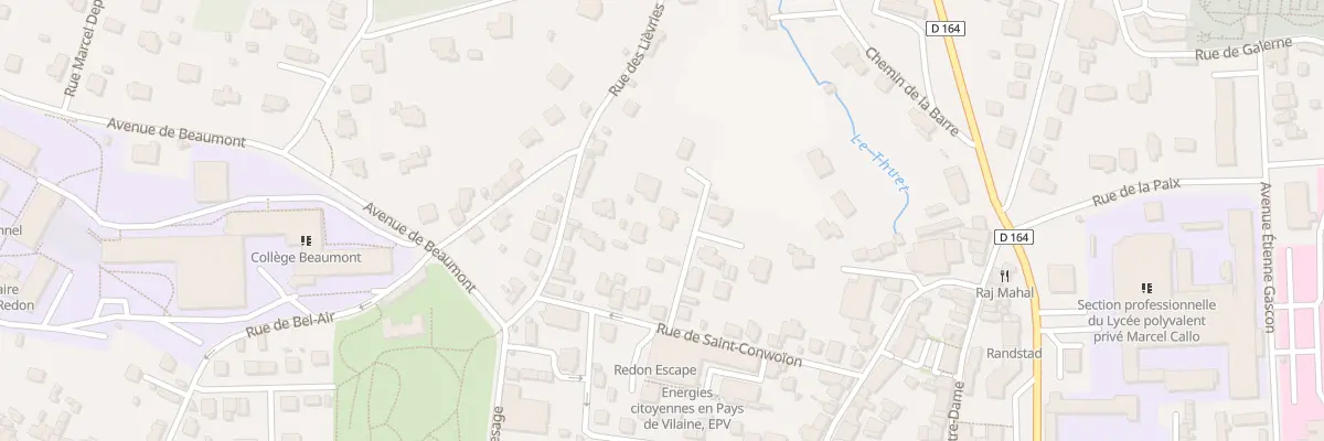 Plan du 3 Imp Saint-conwoïon à Redon