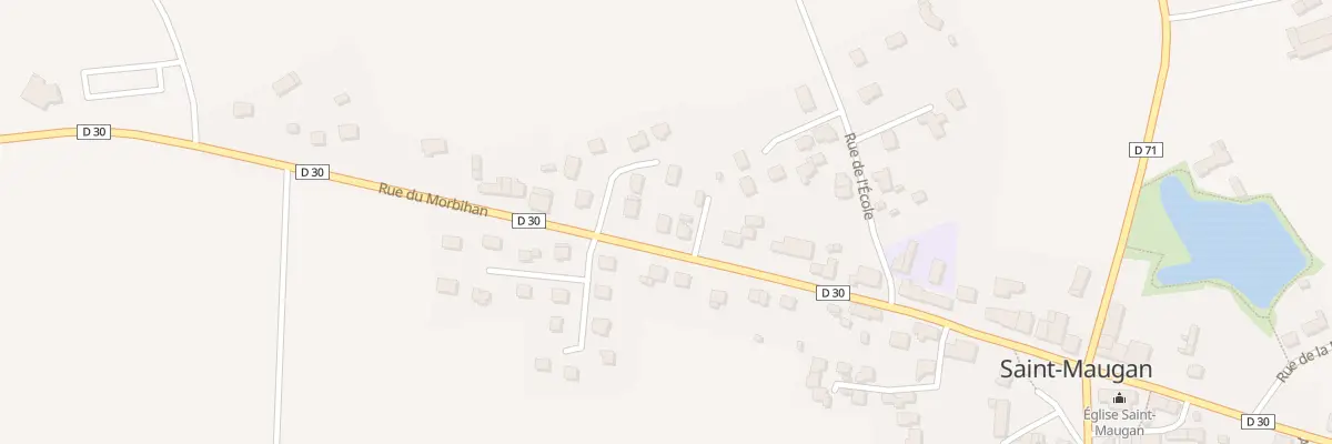 Plan du 30 Rue du Morbihan à Saint-Maugan