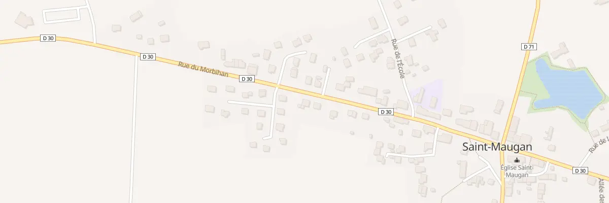 Plan du 21 Rue du Morbihan à Saint-Maugan