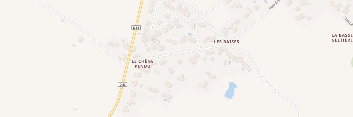 Plan du 40 Le Chene Pendu à Pornic