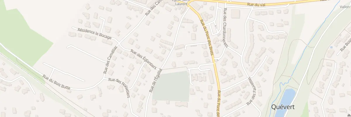 Plan du 7 Rue de l’Egalité à Quévert