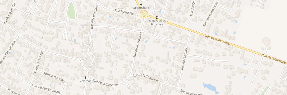 Plan du 7 Rue de la Birochere à Pornic