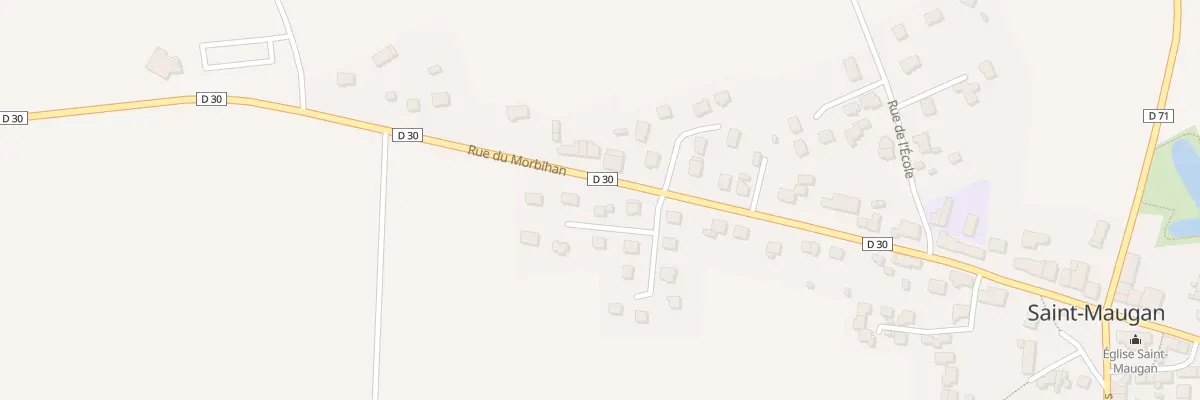 Plan du 4 Rue des Grandes Vignes à Saint-Maugan