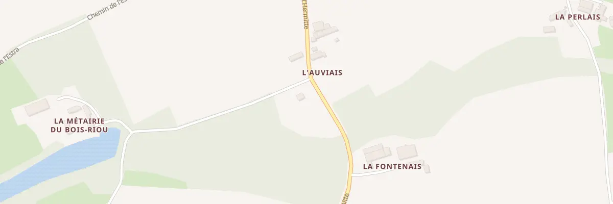 Plan du 1 L’Auviais à Quévert