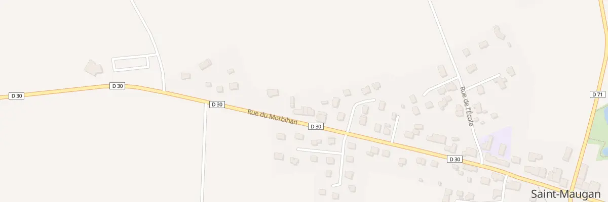 Plan du 36 Rue du Morbihan à Saint-Maugan