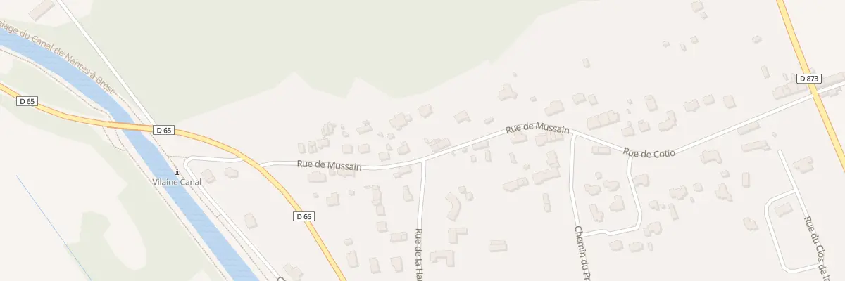 Plan du 20 Rue de Mussain à Redon