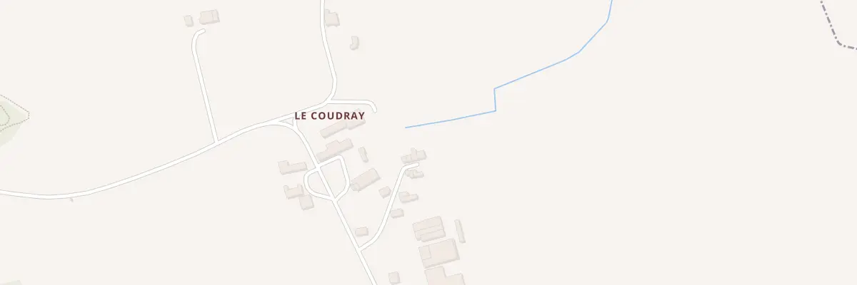 Plan du 5010 Le Coudray à Comblessac