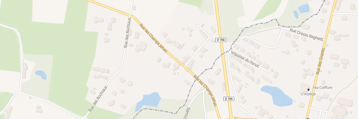 Plan du 5119 Les Champs Jehan à Bobital