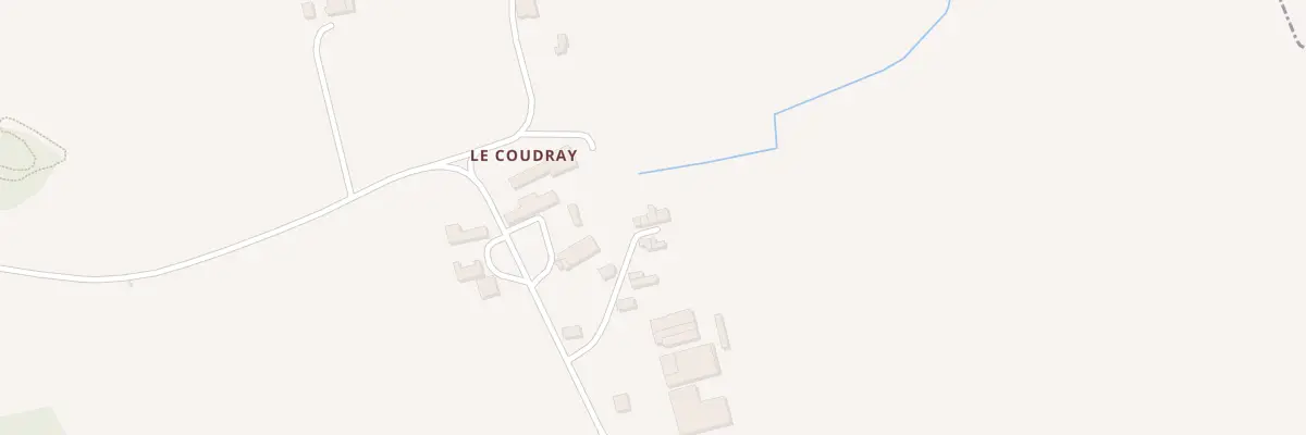 Plan du 10 Le Coudray à Comblessac