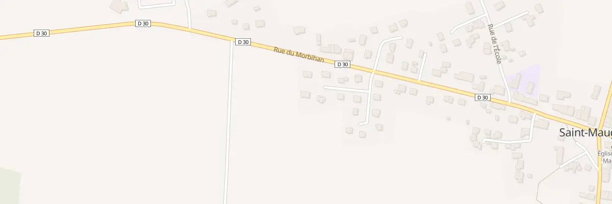 Plan du 7 Rue des Grandes Vignes à Saint-Maugan