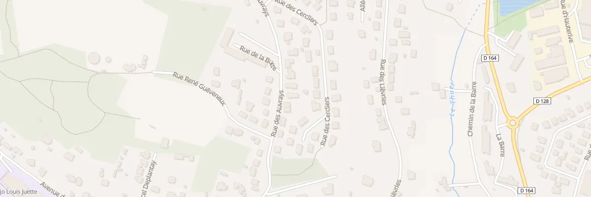 Plan du 24 Rue des Auvrais à Redon