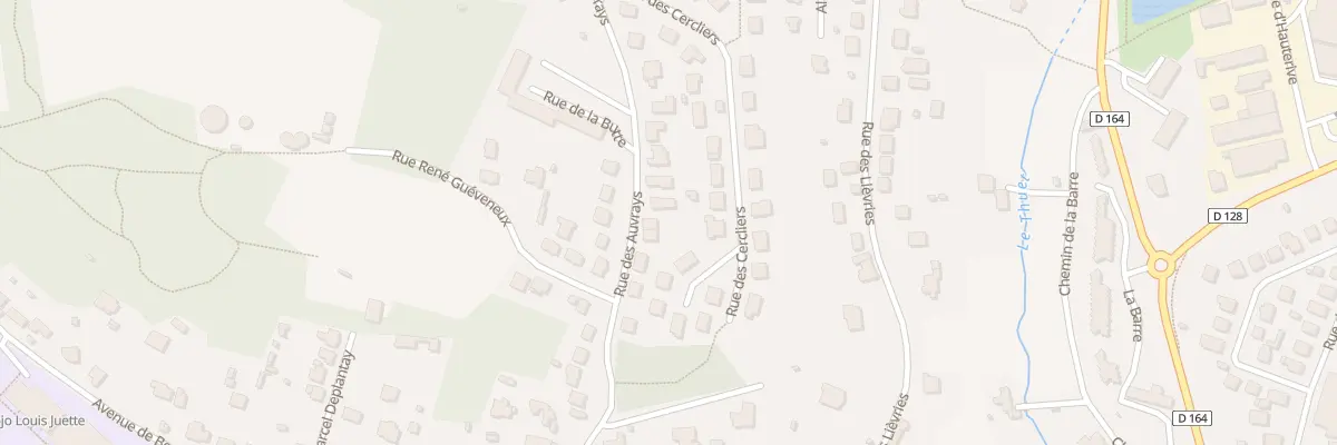 Plan du 22 Rue des Auvrais à Redon