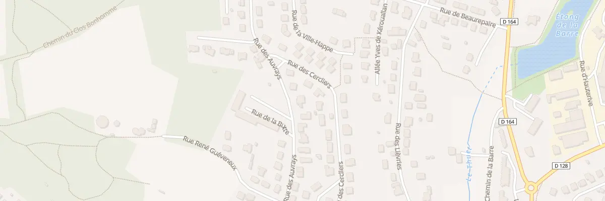 Plan du 32 Rue des Auvrais à Redon