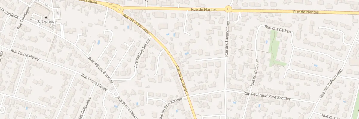 Plan du 23 Rue de la Bernerie à Pornic