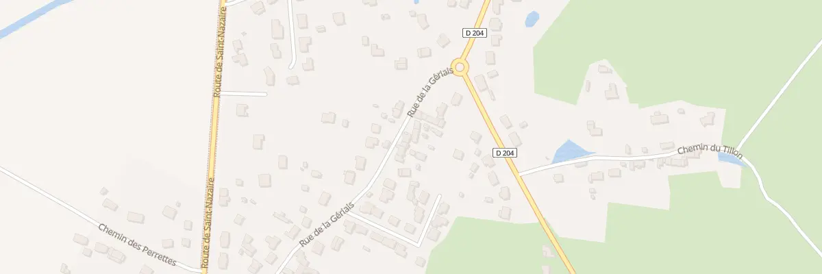 Plan du 5 Rue de la Gériais à Besné