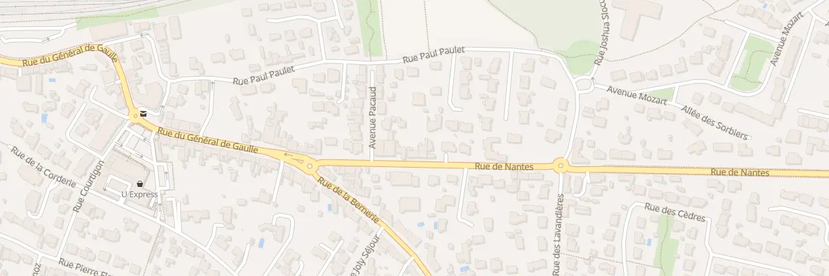 Plan du 9 Rue de Nantes à Pornic