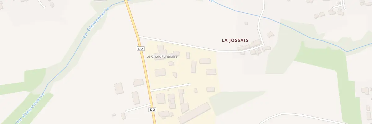 Plan du 6292 La Jossais à Pleslin-Trigavou