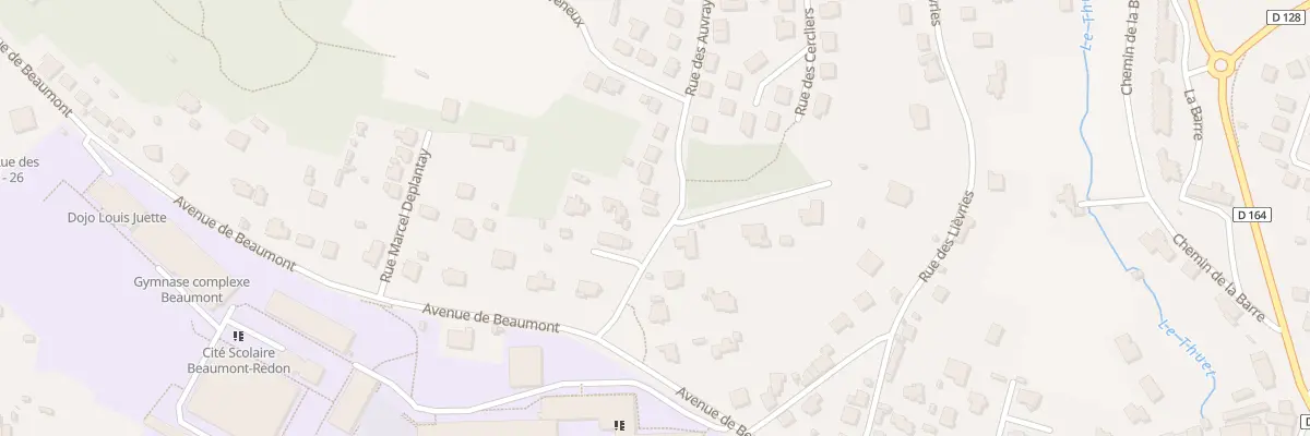 Plan du 7 Rue des Auvrais à Redon