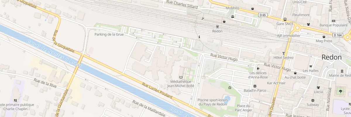 Plan du 9006 Rue Joseph Lamour de Caslou à Redon