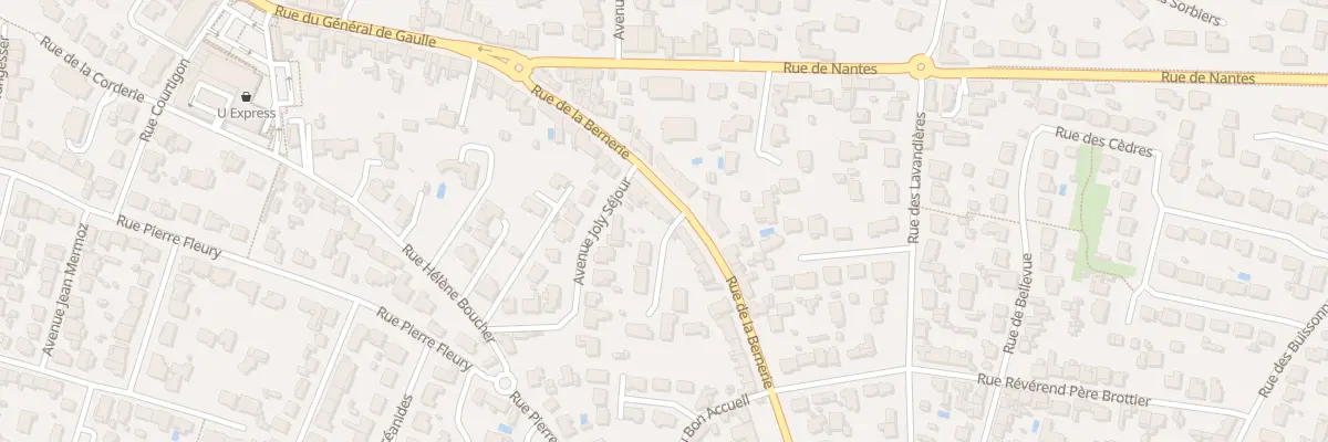 Plan du 20 Rue de la Bernerie à Pornic