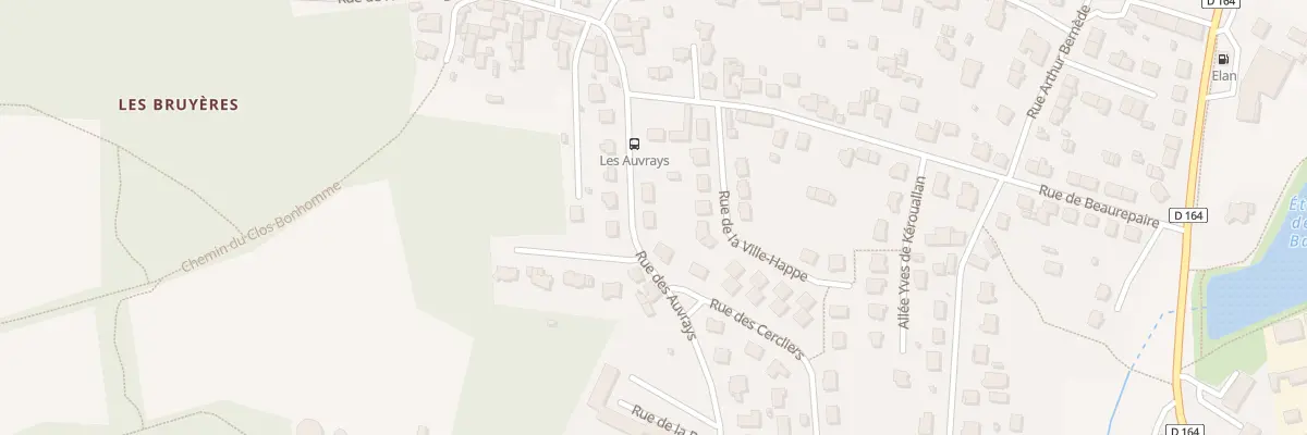 Plan du 40 Rue des Auvrais à Redon