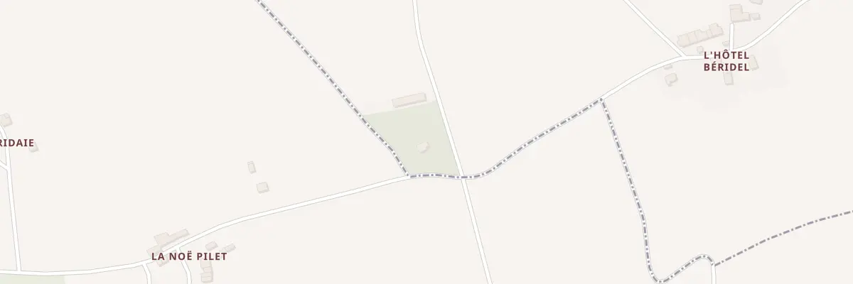 Plan du 6023 Le Melac à Carentoir