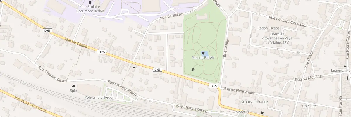 Plan du 4 Rue des Frères de Villeneuve à Redon