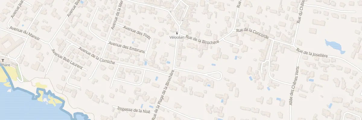 Plan du 7 Rue Dela Plage de la Birochere à Pornic