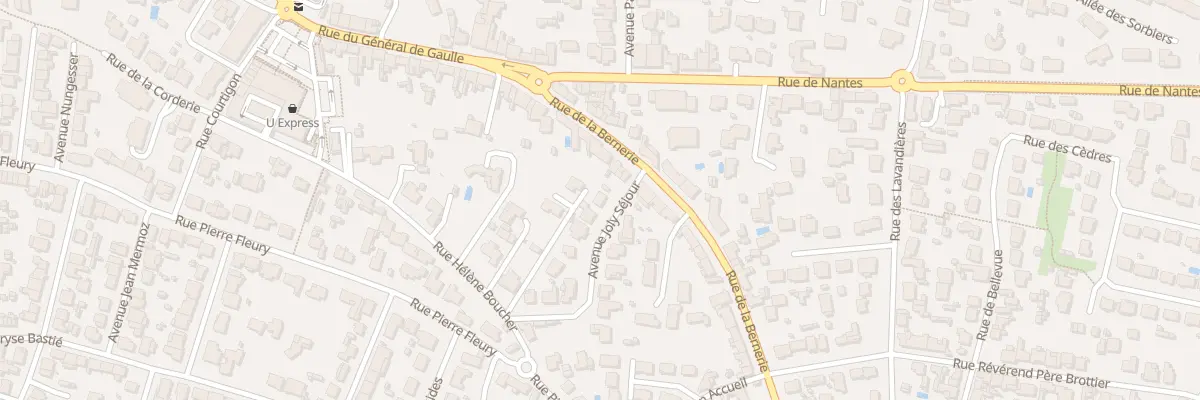 Plan du 3 Rue de Joly Sejour Le Clion à Pornic
