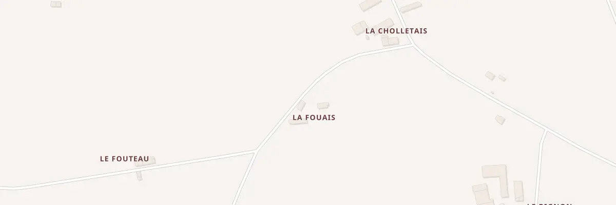 Plan du 617 Les Fouais à Boisgervilly