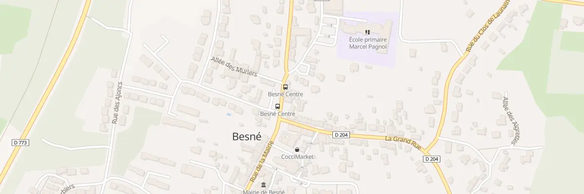 Plan du 36 Rue de la Roche à Berthe à Besné