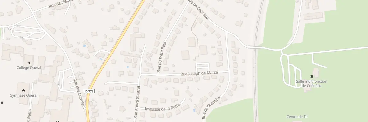 Plan du 5 Rue Joseph de Marce La Clarte à Pontchâteau