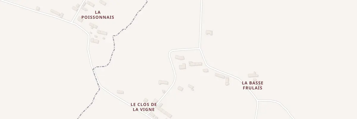 Plan du 5150F La Frulais à Saint-Maden