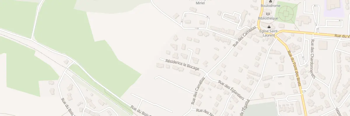 Plan du 10 Res Le Bocage à Quévert