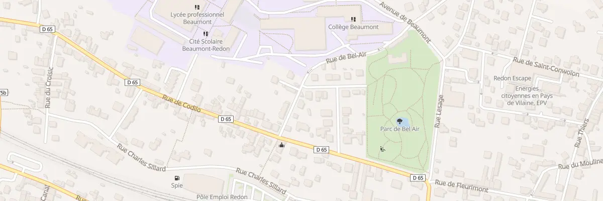 Plan du 14 Rue de Bel-Air à Redon