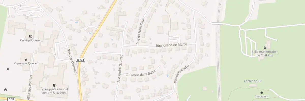 Plan du 8 Rue Joseph de Marcé à Pontchâteau