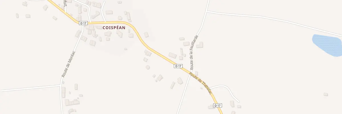 Plan de La Frelande à Sévérac