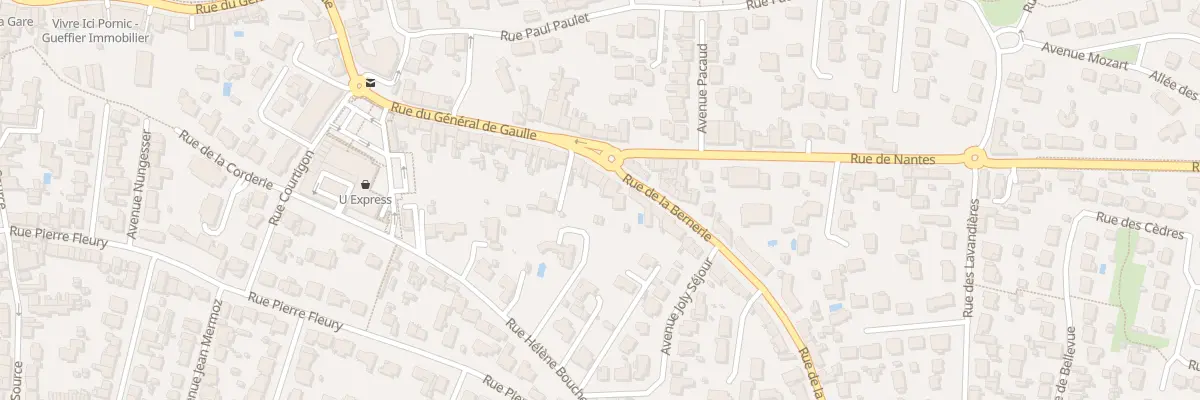 Plan du 4 Rue de la Bernerie à Pornic