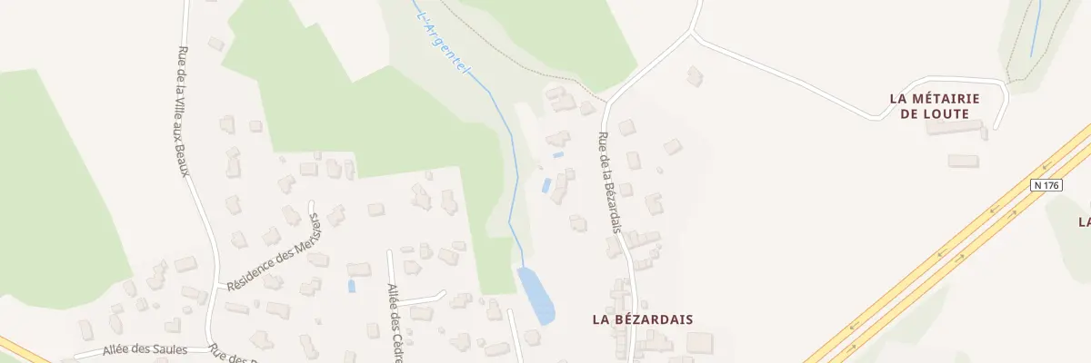 Plan du 31 La Bezardais à Quévert